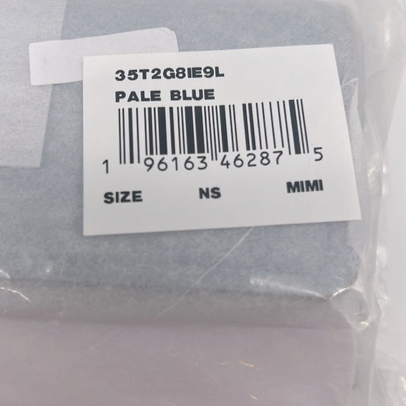 MICHAEL Michael Kors Mimi Large Saffiano Leather Bi-Fold Wallet Pale Blue - Picture 13 of 16